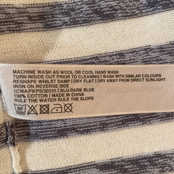 Fat Face - Ladies Sleeveless open cardigan. Size L - Picture 5 of 7